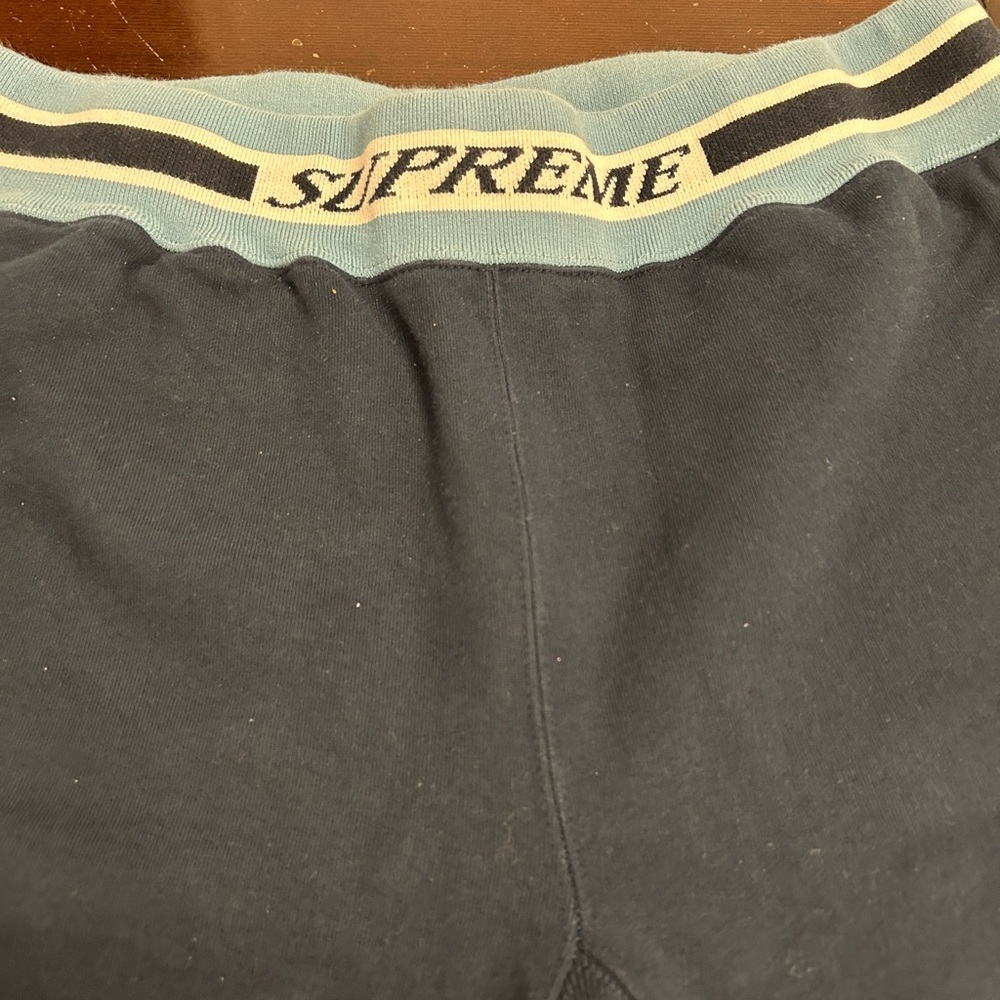 Supreme Navy Track Pants - Size S